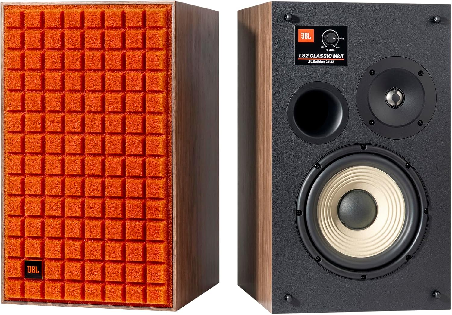 JBL L82 Classic MK2  1 Pair  200mm Woofer  2-Way  Bookshelf Shape  Front Bass Reflector  Orange  JBLL82MK2ORG