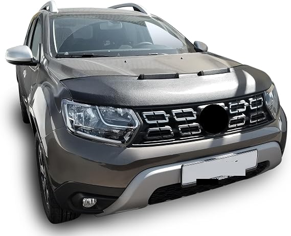 AB3-00040 HOOD BRA Compatible with Nissan Terano Renault Dacia Duster since 2018 Bonnet Bra Front End Nose Mask STONEGUARD PROTECTOR TUNING