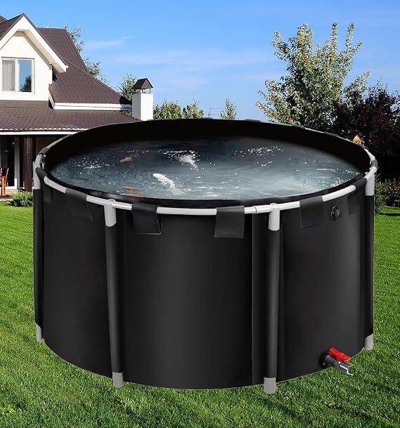 Above Ground Pond,Canvas Fish Pond,Round Thickening Koi Pond Tank