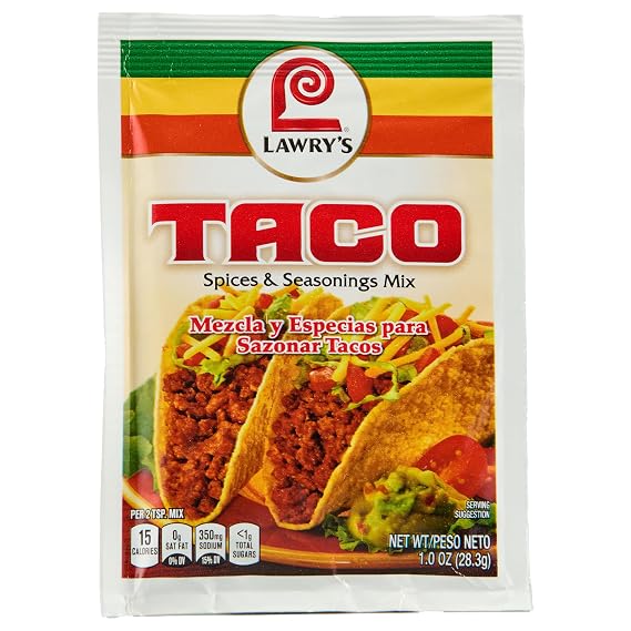 Lawry's Taco Spices & Seasonings Mix, 1 oz
