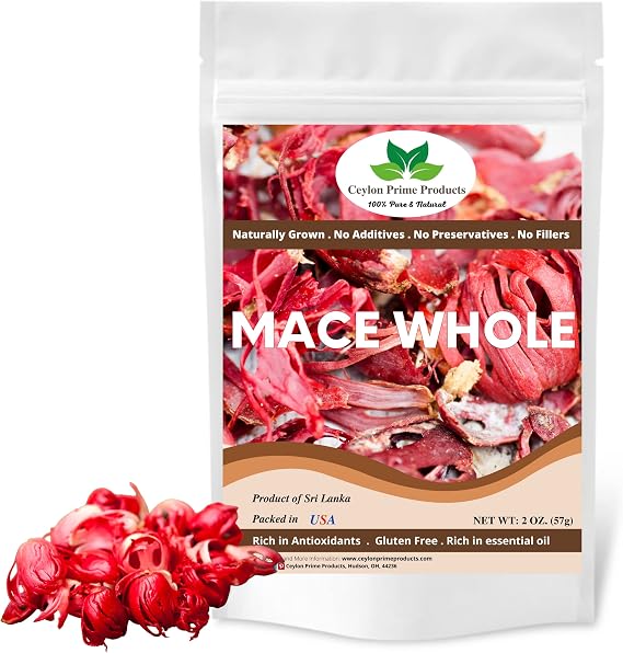 Mace Blade Whole (Javathri) (2oz) | All Natural, Vegan, Gluten Free, Non-GMO, Spicy Flavor | Freshly Packed in a Resealable Bag
