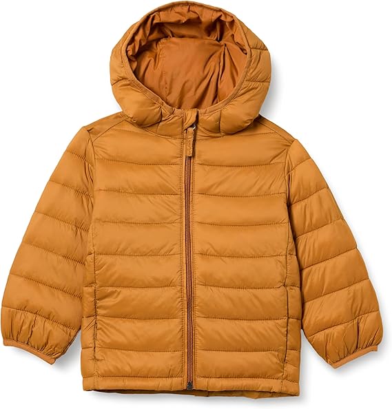 Amazon Essentials Boy's Lightweight Water-Resistant Packable Hooded Puffer Jacket