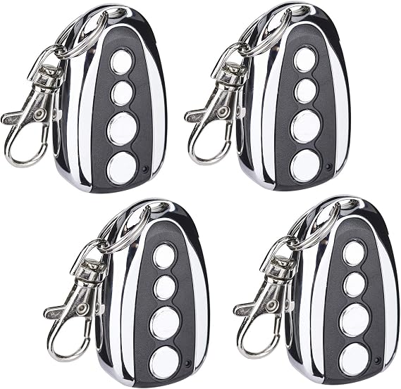 CO-Z Remote Control for Automatic Sliding Gate Opener Hardware, Electric Rolling Driveway Gate Opener Closer Security Kit Remote (4pcs Backup Keys)