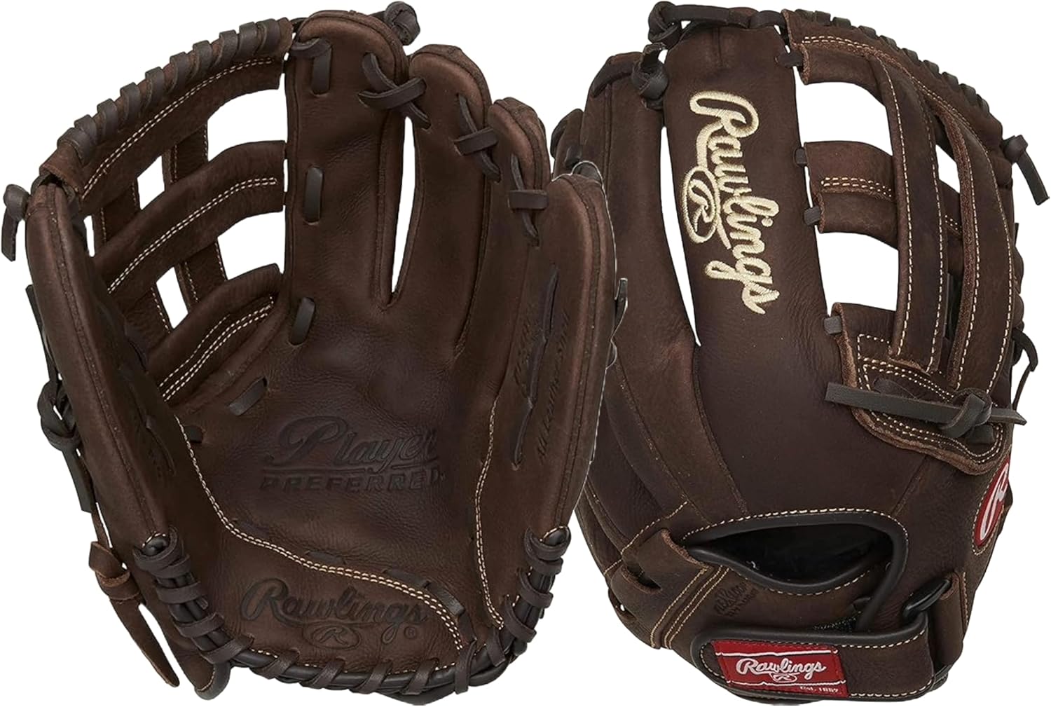 Rawlings Player Preferred Regular Slow Pitch Pattern Pro H-Web 12-1/2" Baseball Glove