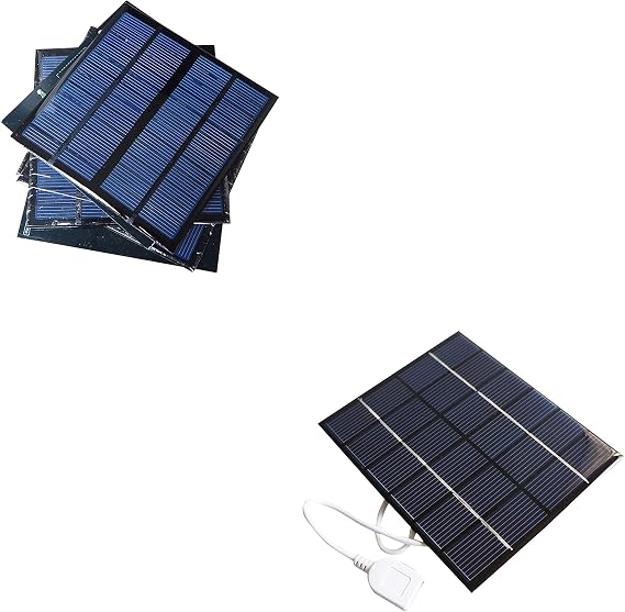 Sunnytech Mini Small Solar Panel Module DIY Polysilicon Solar Epoxy Cell Charger 3w 12v/2w 6v USB B047-B032