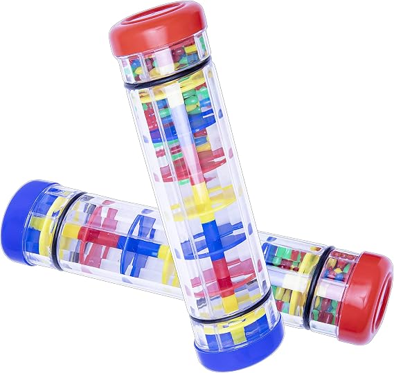 2 Pack Rain Sticks - Musical Instrument for Relaxation and Meditation