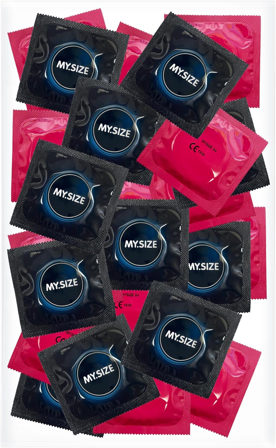 MY.SIZE 64mm Condoms, 25 Pieces in Pouch – Condoms for Men