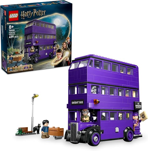 LEGO Harry Potter Speed Bus Adventure 76446-8 Years and Above Unique Magic Vehicle Model Building Set for Kids and Adults, Birthday Gift (499 Pieces)
