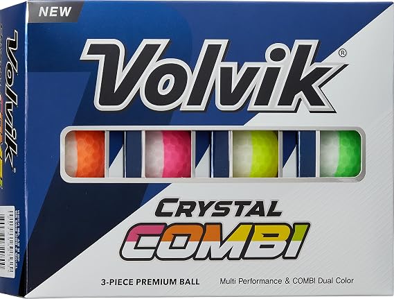 Crystal Combi Golf Balls by Volvik
