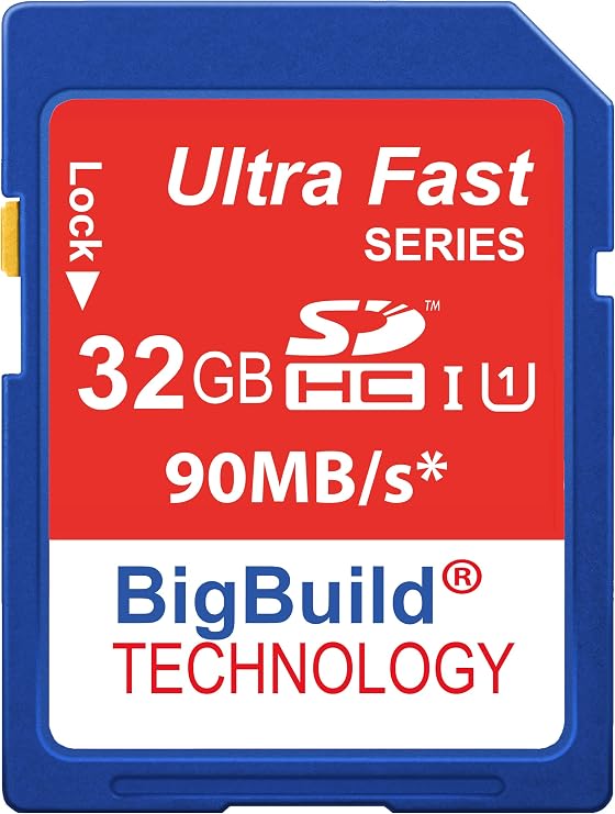 32GB SDHC 90MB/s Memory Card Compatible with AbergBest 21, AGFA DC5500, CamKing Camera
