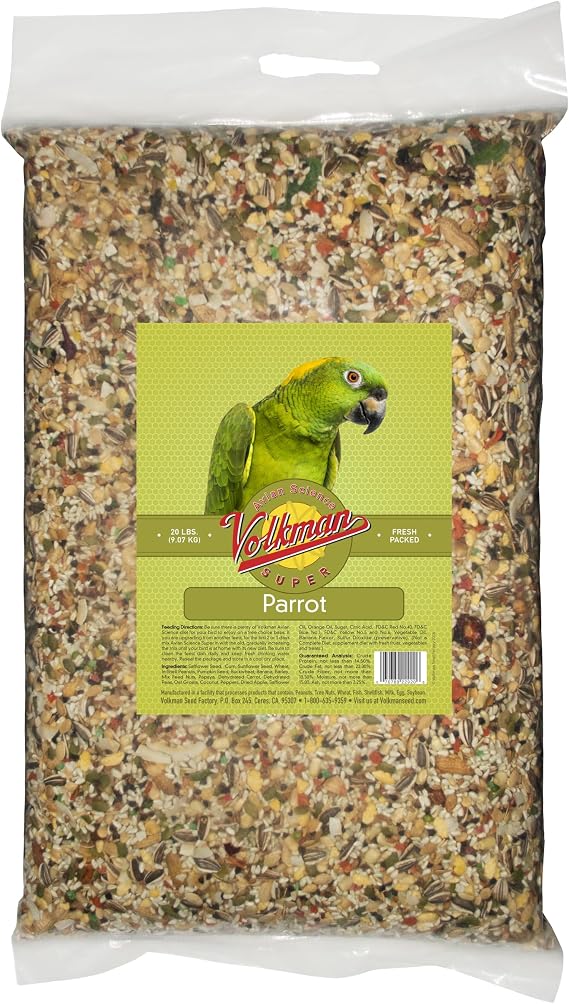 Volkman Avian Science Parrot Bird Food 20lb