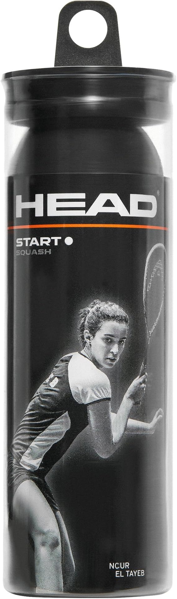 HEAD Unisex Adult Start 3-Ball Tube Squash Balls (pack Of 3) - Black, One Size