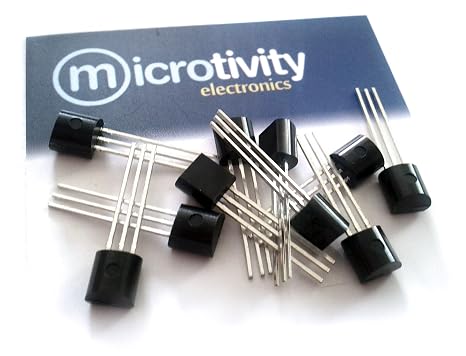 Pack of 10 2N3904 NPN Bipolar Amplifier/Switching Transistors