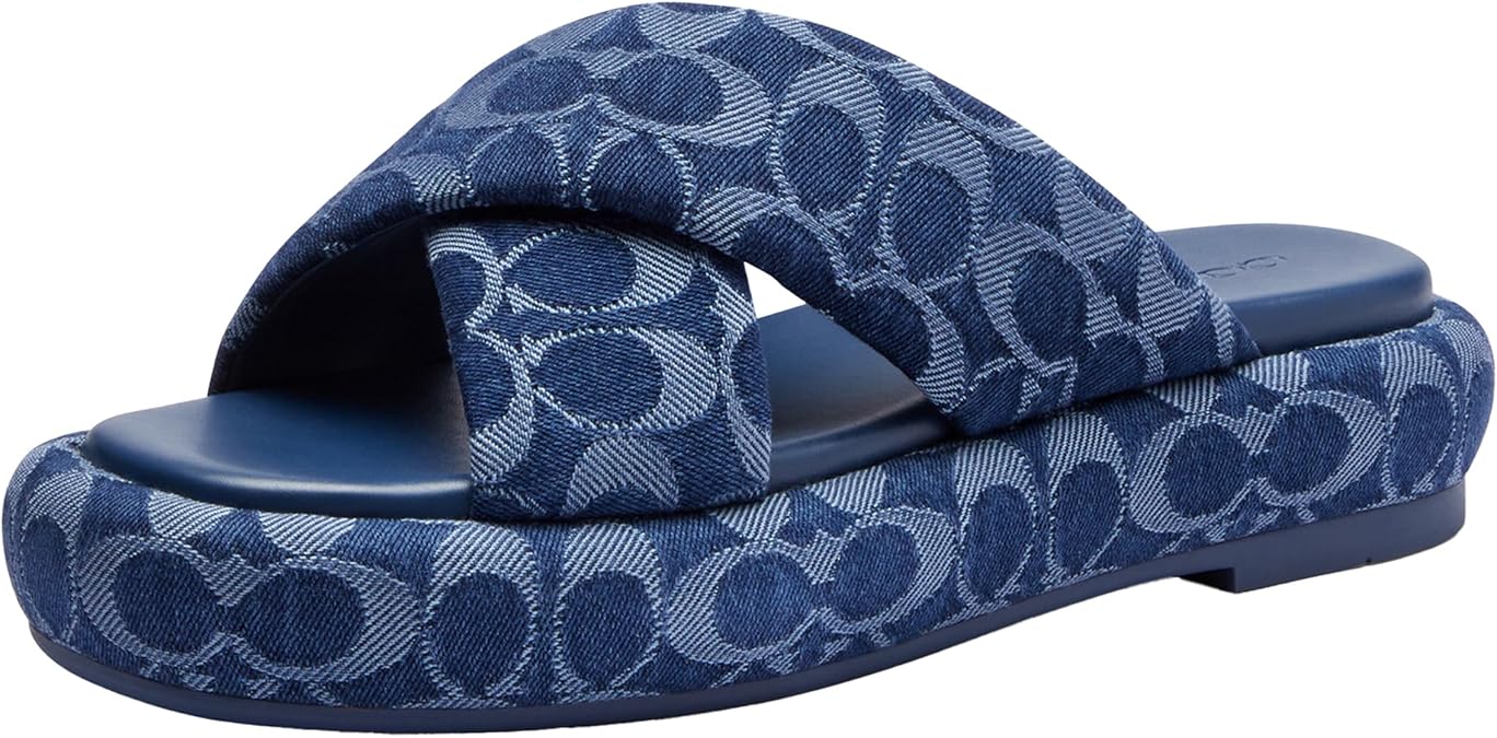 COACH womens Penelope Signature C Sandals