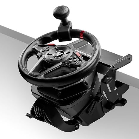 Thrustmaster T128 SimTask Pack, Racing Steering Wheel T128, Fixing System Steering Kit for Simulation Games