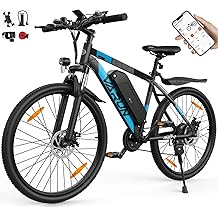 VARUN E Bike 27.5 Zoll E-Bike Herren Damen mit APP 48V 624 Wh Akku Reichweite bis zu 120 KM 250W Motor 21-Gang Ebike Mountainbike mit 4 Fahrmodi Elektrofahrrad Herren f r Pendeln Bergig