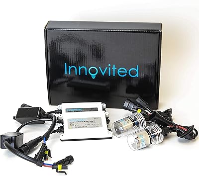 Innovited H4 9003 HID Xenon Bulb with 55W Slim Ballast