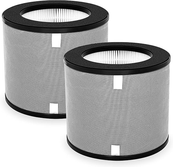 Replacement Filter, Compatible with WATTSMART HK-AP001 Air Purifier | True H13 HEPA Air Purifier, 3-in-1 HEPA Filter High-Efficiency Carbon Filter Filtration 2-Pack