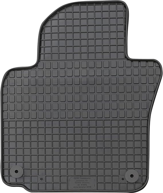 PETEX Fit Driver Rubber Mat Premium 1-Piece Black