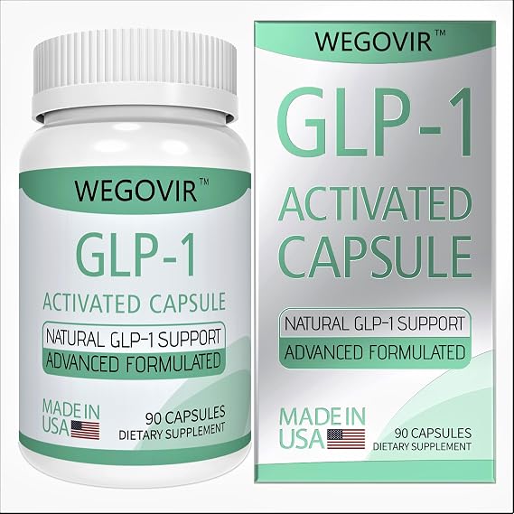 GLP-1 Supplement for Weight Loss & Appetite Control for Men and Women, Berberine & Green Coffee Extract, GLP-1 Boosting for Hunger & Metabolism Support, GLP-1 Levels & Overall Health - 90 Capsules