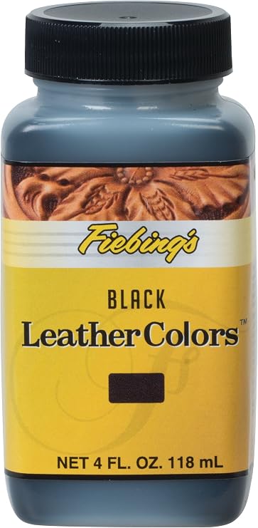 Fiebing's Leathercolors 4 oz, Black,50-2026-BK