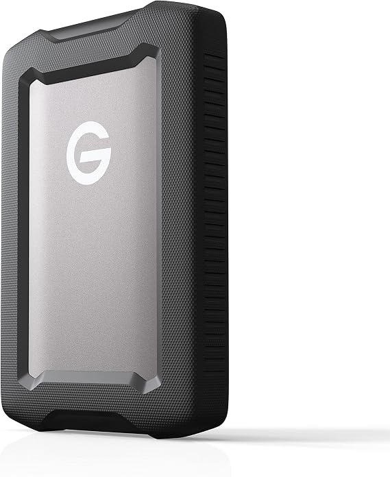 SanDisk Professional 2TB G-Drive ArmorATD - Rugged, Durable Portable External Hard Drive HDD, USB-C, USB 3.2 Gen 1 - SDPH81G-002T-GBA1D | 2TB Armoratd Rugged HDD, Up to 130MB per S, Includes USB-Cc and USB-Ca Cables, Time Machine