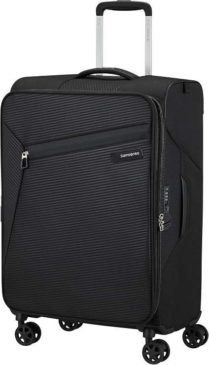 Samsonite Litebeam Spinner M Expandable Case 66 cm 67/73 L Black