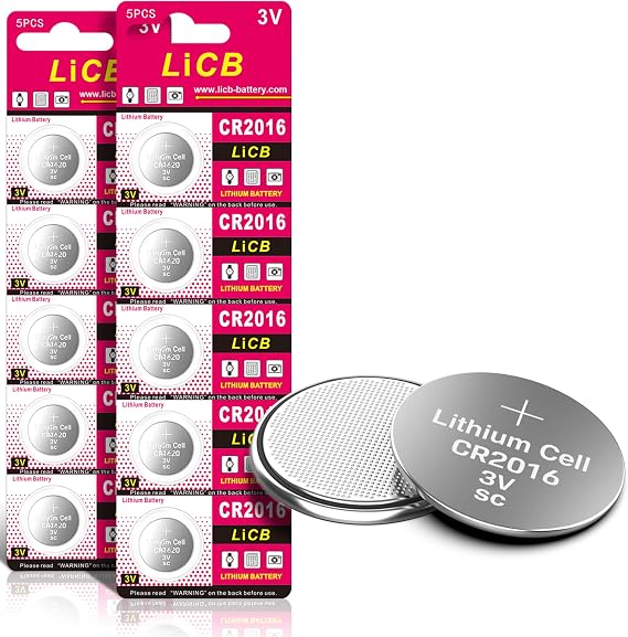 LiCB CR2016 3V Lithium Battery10-Pack