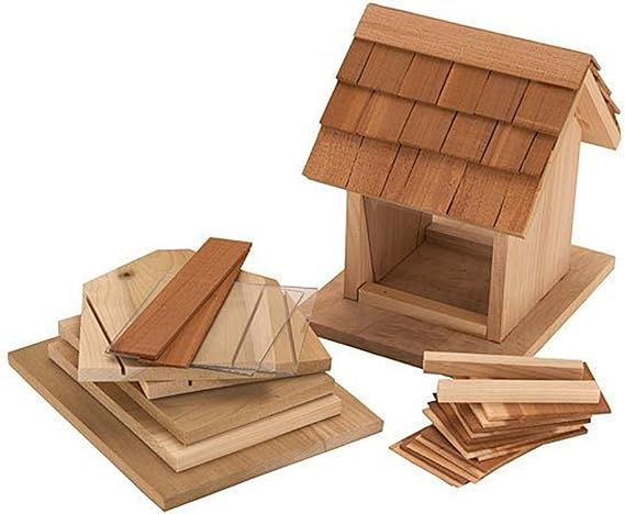 Sawdust Brothers Bird Feeder Kit, Finished 10 X 10 X 8