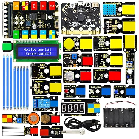 Easy Plug V2 Board Starter Kit for BBC Micro:bit Stem Edu Graphic Programming Electronic New 2025 High Reliable Component, Precision, Stable Performance