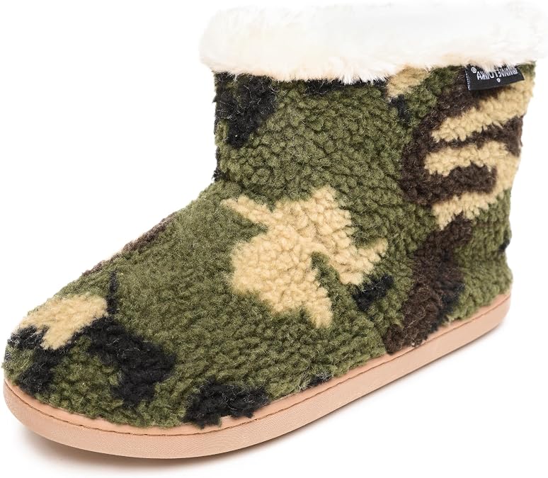 Minnetonka Women's Betty Faux Fur Bootie Slipper