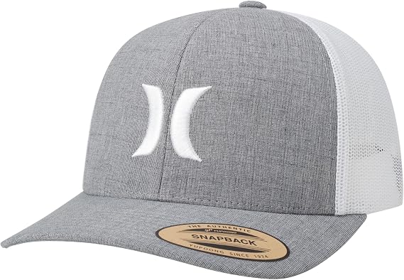 Hurley Mens Cap Del Mar Mesh Panel Trucker Hat with Snap Back