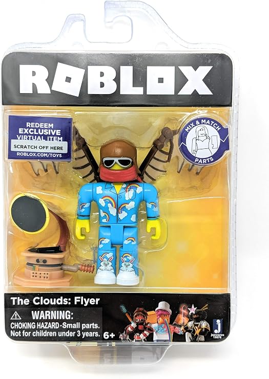 Roblox Gold Collection The Clouds: Flyer Single Figure Pack with Exclusive Virtual Item Code