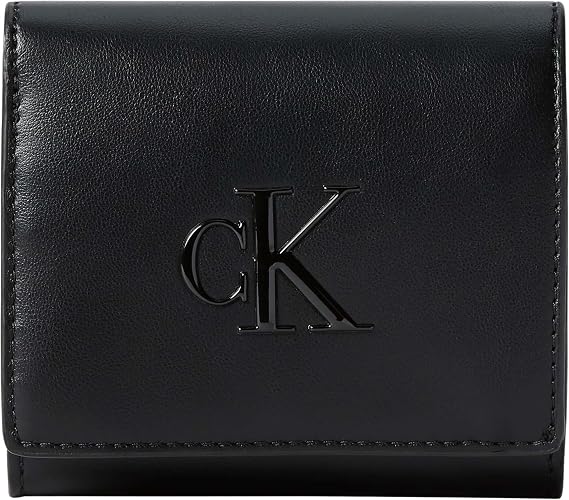 Calvin Klein bold ck medium bifold Kadın Cüzdan black Tek Beden