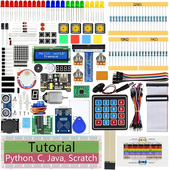 Freenove RFID Starter Kit for Raspberry Pi 5 4 B 3 Zero 2 W (NOT Included)