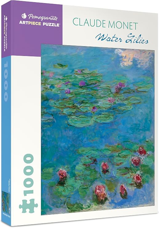 Claude Monet Water Lilies 1000-Piece Jigsaw Puzzle