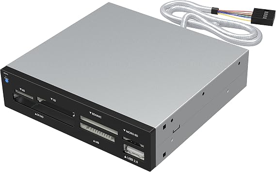 SABRENT 74 in 1 3.5 Inch Internal Flash Media Card Reader/Writer with USB Port (CR-USNT)