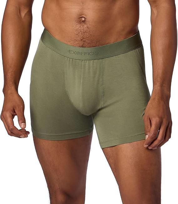 ExOfficio Men's Everyday Boxer Brief - Lightweight Knit Jersey Travel Underwear