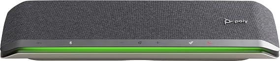 Poly - Sync 60 Smart Speakerphone for Conference Rooms (Plantronics) - Connect to PC/Mac via Combined USB-A/USB-C Cable, Smartphones via Bluetooth - Works with Teams, Zoom (Certified) & More