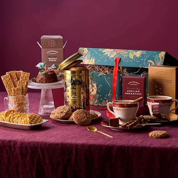 Cartwright & Butler | The Festive Feast Gift Box Hamper | Food Hamper | Christmas | Luxury Confectionery