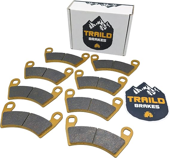 Traild Ceramic Brake Pads for Polaris Ranger Crew 2008-2024 Front & Rear