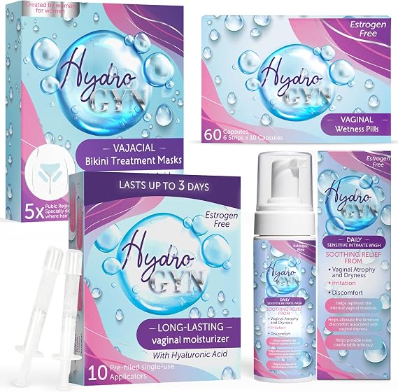 HydroGyn Vaginal Care Kit: Gentle Support for Perimenopause & Intimate Wellness