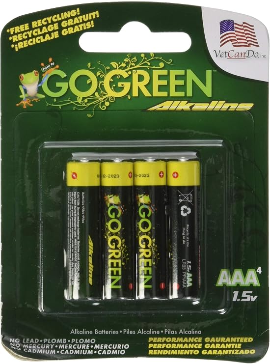 Go Green AAA Alkaline Battery 4-Pack