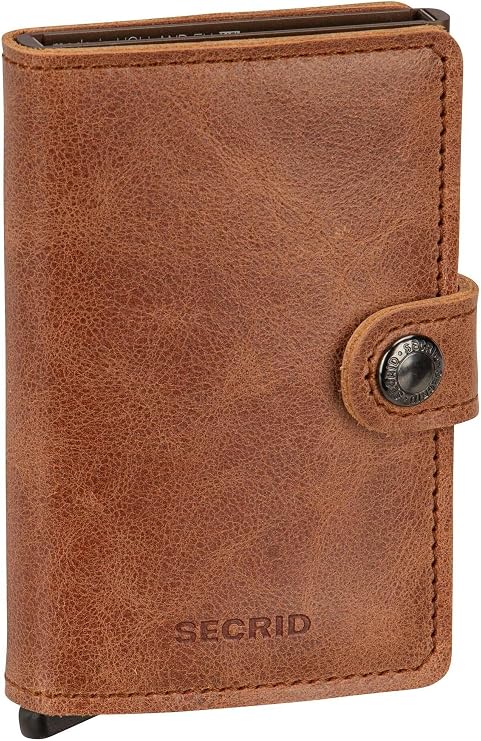 Secrid Uni Card Protector Travel Accessory - Envelope Card Holder Parallel Import, cognac brown