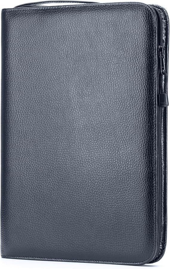 Lanxivi Genuine Leather Fountain Pen Case Organizer Bag, Protective Sleeve Cover Pen Holder with Divider Slot for Rollerball Pen, Pencil Collection