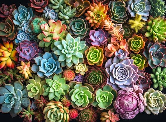 Cross & Glory | 1000 Piece Jigsaw Puzzles for Adults | Succulent Symphony