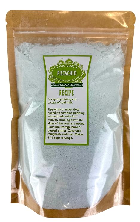 Pistachio Flavored Instant Pudding Mix, 1 Pound