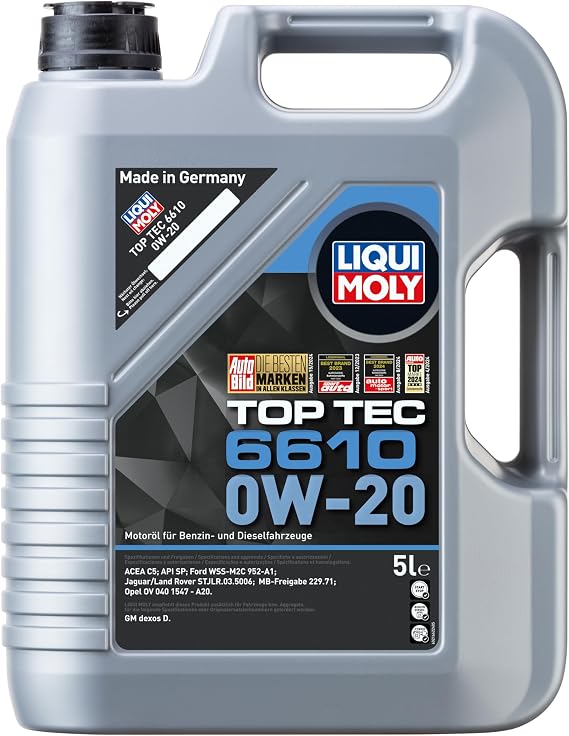 Liqui Moly Top Tec 6610 0W-20 5 l Automotive Maintenance Product