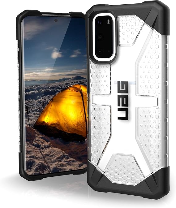 URBAN ARMOR GEAR UAG Samsung Galaxy S20 Case [6.2-inch Screen] Plasma [Ice] Rugged Translucent Ultra-Thin Military Drop Tested Protective Cover