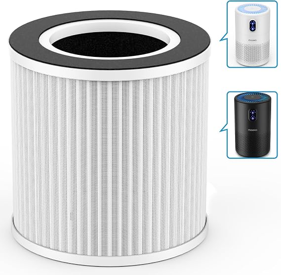 MOOKA Official Replacement HEPA Filter for B-D02L Air Purifier (1-PACK)